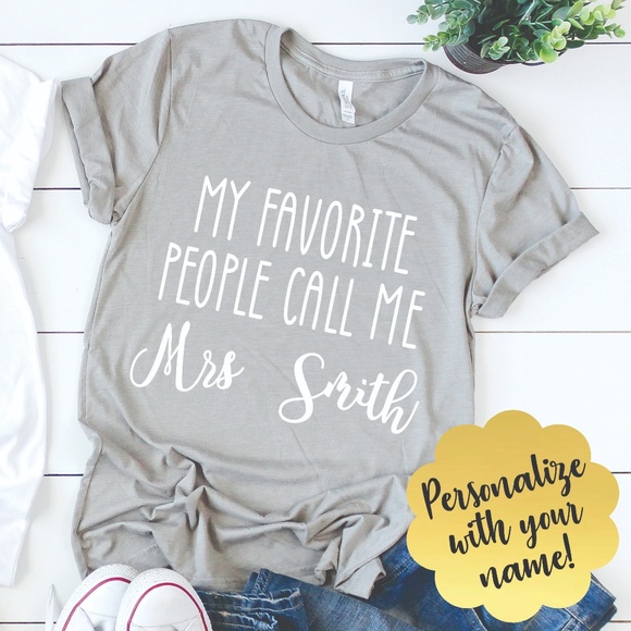 Tops - PERSONALIZED TEACHER EDUCATOR SCHOOL GRAPHIC TEE